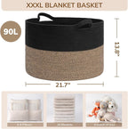 INDRESSME Large Storage Baskets - Image 3