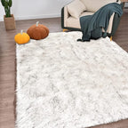 Latepis Large Rug for Living Room Rugs 6.7x10 White - Image 8
