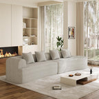 147" Oversized Sectional Sofa for Living Room, Modern Luxury Plush Chenille - Image 9