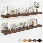 fuqing Floating Shelves for Wall, Wall Mounted Wood Floating Shelf by Fuqing