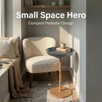 Gesodant Boho Single Leg Round Side Table - Image 4