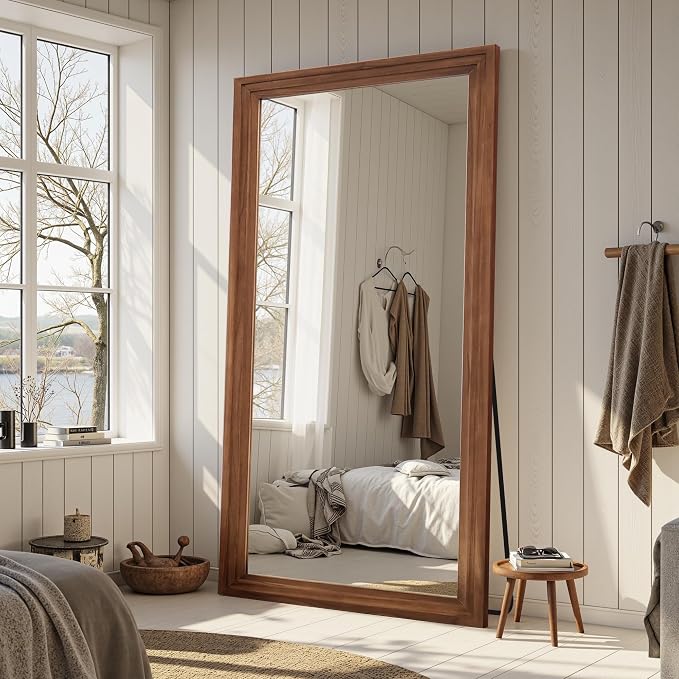 Full Length Mirror, Oversized Stand Up Mirrors Large Wall Mirrors, Wall Mounted - Image 3