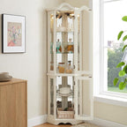 Glass Corner Display Cabinet - Image 5