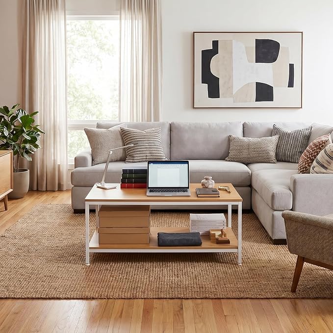 ZenStyle Industrial Coffee Table - Image 5