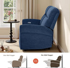 MCombo 64.6" Wall Hugger Power Loveseat Recliner Sofa - Image 5