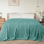 Exclusivo Mezcla Striped Queen Size Fleece Blanket by ExclusivoMezcla