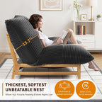 Oversized Cloud-Like Couch Single Seat, Extra-deep Seat Soft - Image 4