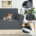 ZNSAYOTX Super Stretch Couch Cover, New Striped Sofa Covers Fitted Slipcovers - Image 3