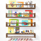Fixwal Nursery Book Shelves, 23.6 Inch Floating Bookshelves by Fixwal