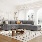 Merax L-Shaped Modular Sofa - Image 7
