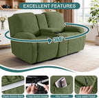 Ruaozz Loveseat Recliner Covers - Image 5