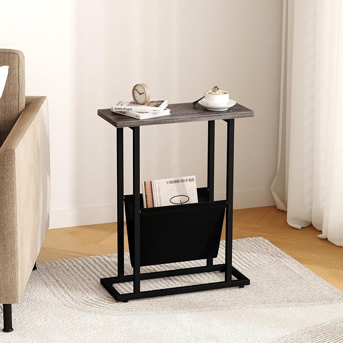 Yusong Narrow Side Table for Small Spaces, Small End Table - Image 9