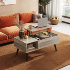 WLIVE Coffee Table for Living Room, Lift Top Coffee Table - Image 2