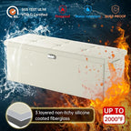 ENGPOW Storage Ottoman, Fireproof Folding Bench - Image 8