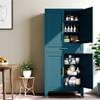 YAUWOH 71''Tall Kitchen Pantry Cabinet - Image 4