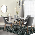 Lahome Moroccan Black Rug for Living Room Washable Area Rug 5x7 Non-Slip - Image 7