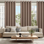 Blackout Curtains for Bedroom, Cappuccino, 60 x 84 Inch, 2 Panels | Thermal - Image 6