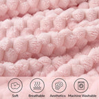 BEDELITE Pink Large Throw Blanket - Image 3
