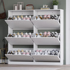 BORNOON Shoe Cabinet with 6 Flip Drawers, Slim Narrow Shoe Storage Cabinet - Image 7