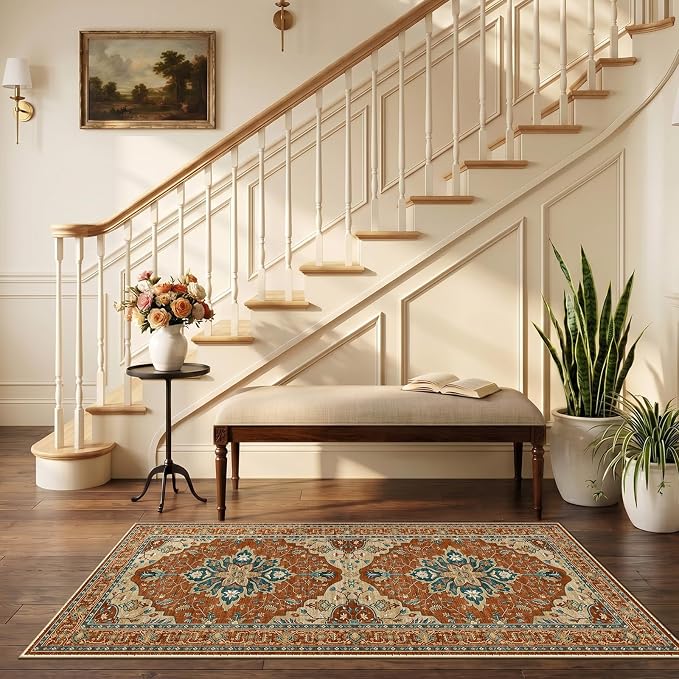 RELEANY Washable Area Rug, Runner 2'6"x5', Water Repellent, Pet Friendly - Image 2