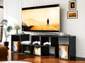 Recaceik Cube Bookshelf 2 Shelf Bookcase L-Shaped TV Console Stand Modern by Recaceik