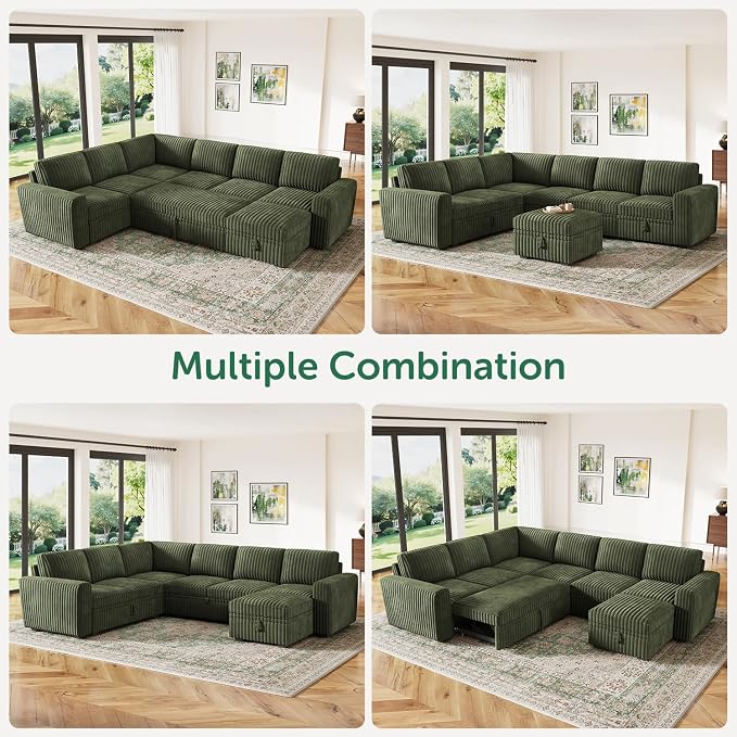 HONBAY Modular Sectional Sleeper Sofa - Image 6