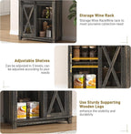 31.5" Wide Farmhouse Coffee Bar Cabinet - Image 8