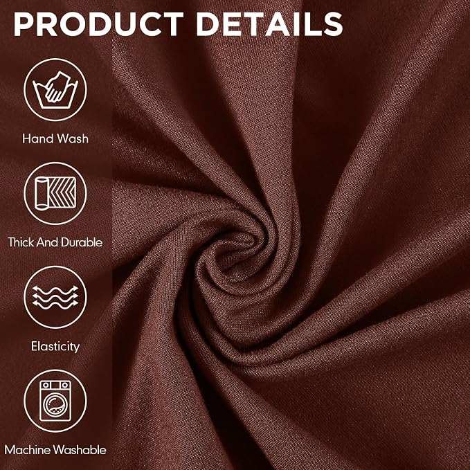 Peryiter 2 Pcs Sofa Covers Couch and Loveseat Covers Set Stretch Sofa Slipcover - Image 4