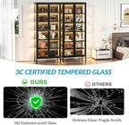 6-Tier Glass Display Cabinet - Image 4