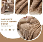 DREAMINGO Chenille Sofa Cover Washable Pet Couch Protector Cover Textured Couch - Image 3