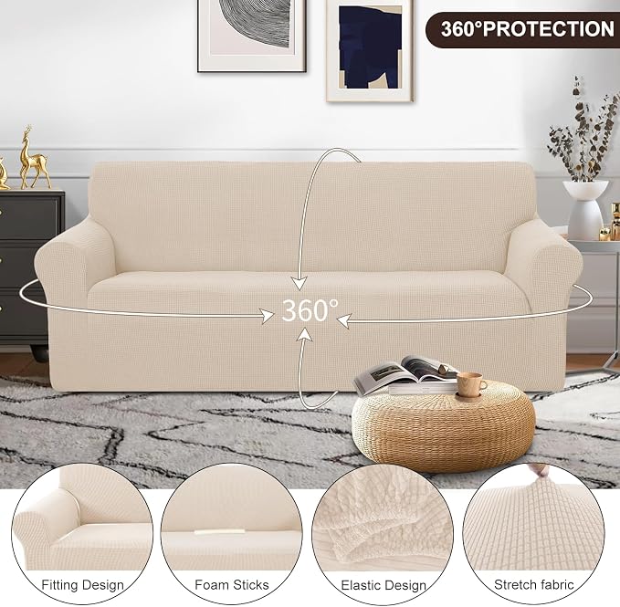 U-NICE HOME Stretch Couch Cover Slipcover - Image 3
