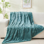NEWCOSPLAY Fleece Clouds Cozy Twin Blanket - Image 7