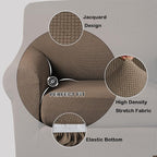 Turquoize Stretch Sofa Slipcover 2 Pieces Sofa Cover Couch Cover - Image 2