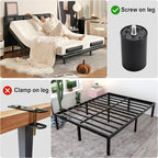 Adjustable Bed Legs for Adjustable Bed Base Frame, Screw in Bed Feet - Image 4
