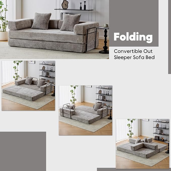ZEIINPA Convertible Floor Sofa Bed - Image 6