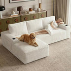 104" Cloud Sectional Couch L-Shaped - Image 8