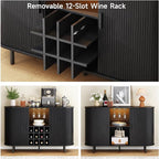 ONBRILL 55" Wine Bar Cabinet - Image 7
