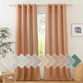 NICETOWN Flax Linen Curtains 108 inches Long by NICETOWN