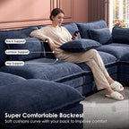 Marsail Modular Sectional Sofa 145.6" U-Shaped Modern Comfy Cloud Couch - Image 4