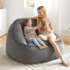 HUGHEAVEN Big Bean Bag Chairs for Adults, Giant Bean Bag Chair for Adults and by HUGHEAVENBeanBagChairs