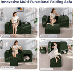 MAXYOYO Folding Sofa Couch, Convertible Floor Sofa - Image 4