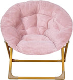 Flash Furniture Gwen Kids Cozy Mini Folding Saucer Chair - Image 10