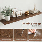 FLYJOE Floating Shelves for Wall, 48 Inch Floating Shelves Set of 1, Kitchen - Image 4