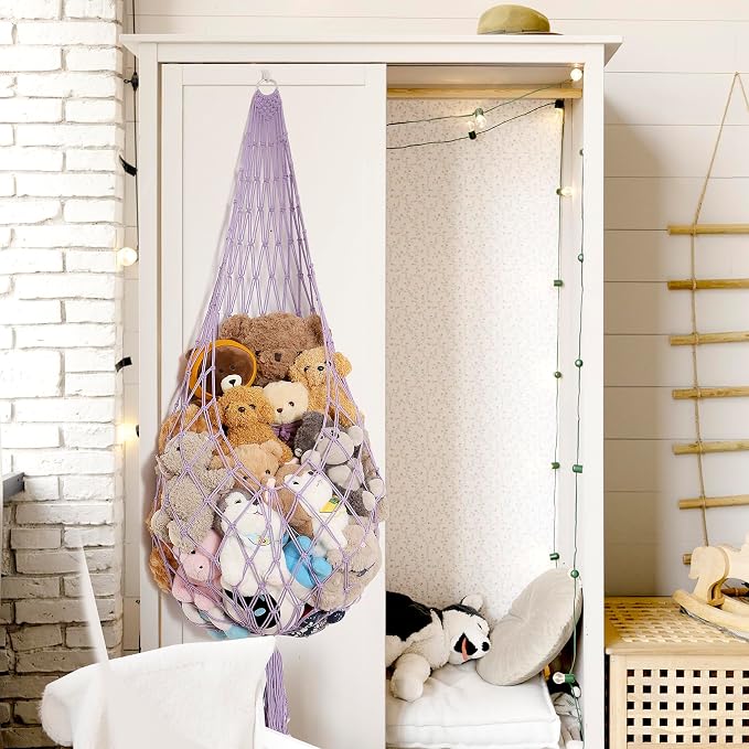 Amdermi Upgrade Stuffed Animal Hammock Corner or Wall Hanging Net - Image 8