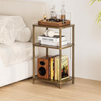 Bamboo End Table, Side Table for Small Space - Image 8