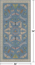3x6 Washable Kitchen Rug, Ultra Soft Faux Wool Runner Rug - Image 2