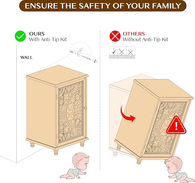 JOINICE Small Accent Cabinet - Image 9