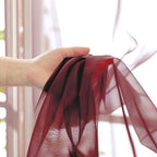 Burgundy Sheer Curtains - Image 5