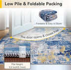 RELEANY Washable 5'x7' Abstract Area Rug - Image 8