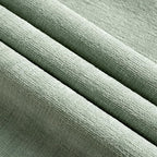 MIULEE Greyish Green Chenille Couch Throw Pillow Covers, 18x18 | Set of 2 - Image 2